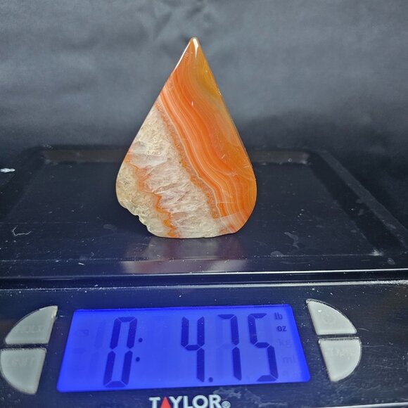 Red Agate tear drop - Picture 7 of 7